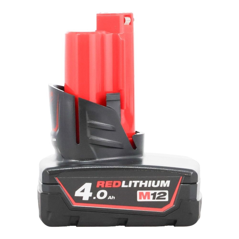 Milwaukee M12 4.0Ah バッテリー, 4.0Ah, 12V