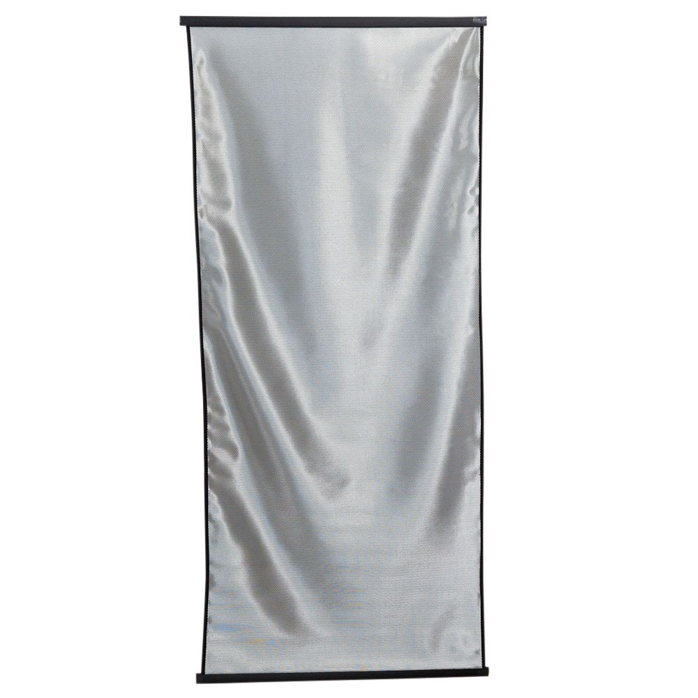 遮光遮熱メッシュスクリーン　約60×135cm, シルバー, 約60×135cm