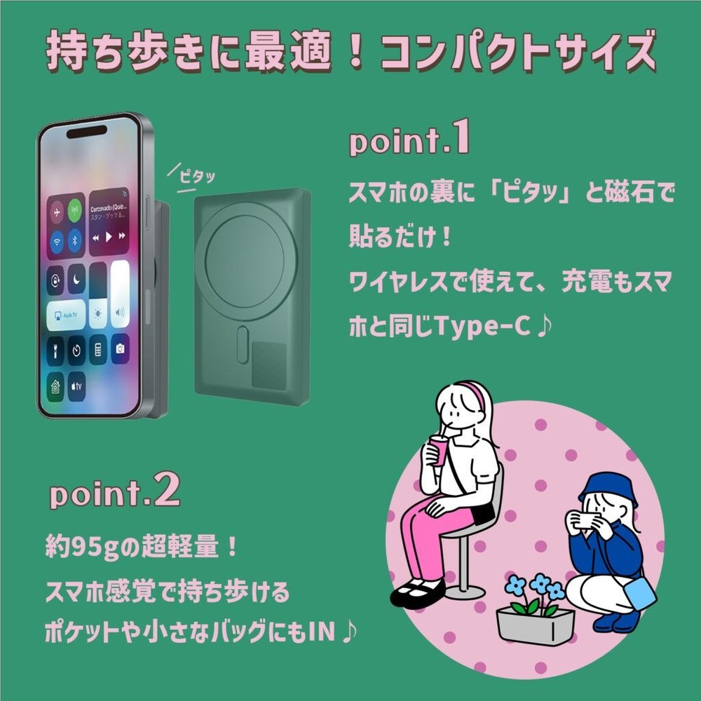 自撮りモニター "Camee" (キャミー) AN-S151 【メーカー直送・代引不可】, ブラック, 3.97インチTFT式パネル
