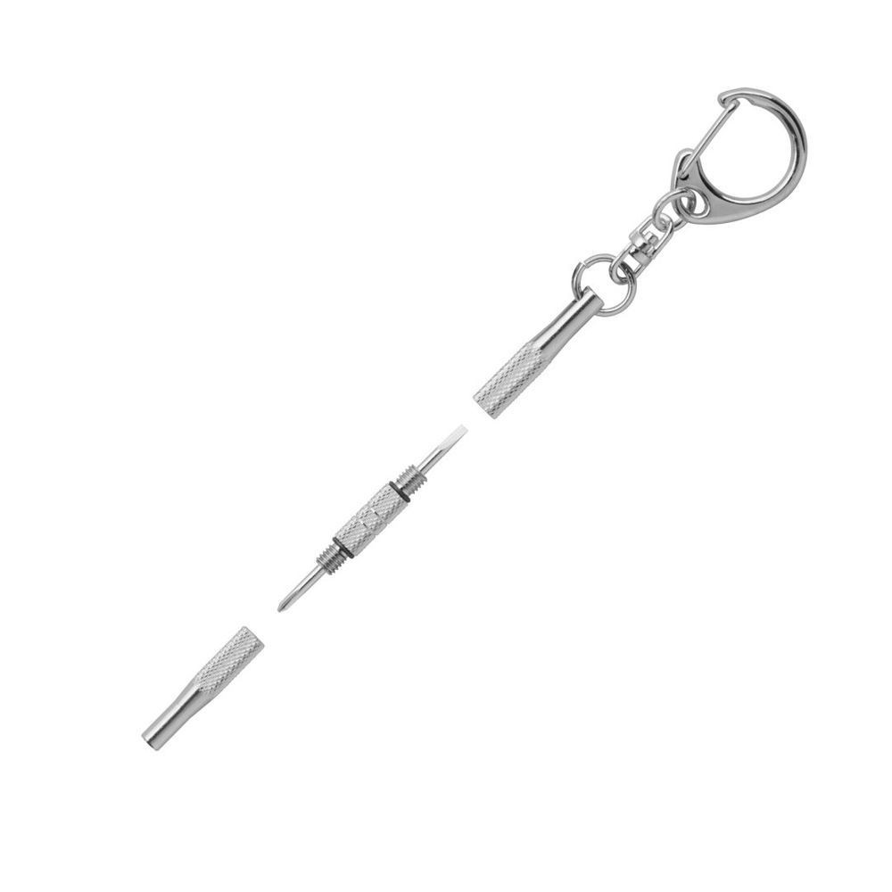アネックスツール（ANEX） メガネ用　精密ドライバー　キーホルダー付　ー１．８　＋０　ナット回し　２．２〜２．５ｍｍ 80-N, 80-N, D95&times;W19&times;H6mm