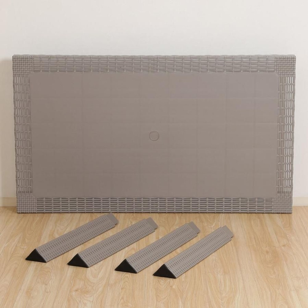 不二貿易  ステラ　テーブル　80&times;140 【メーカー直送・代引不可】, グレー, 80&times;140cm