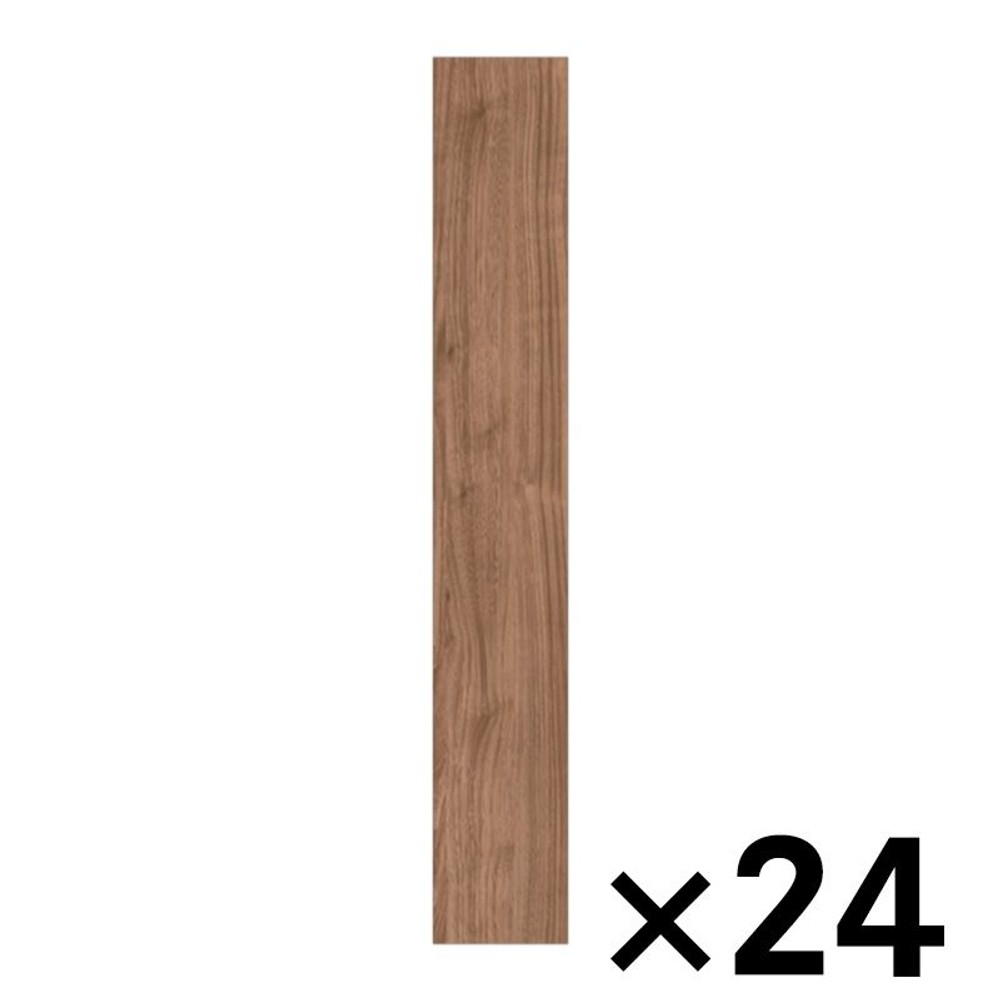 ゆかペタ103　ウォールナットブラウン 約15&times;90ｃｍ &times;24枚セット, ウォールナットブラウン, 約15&times;90ｃｍ