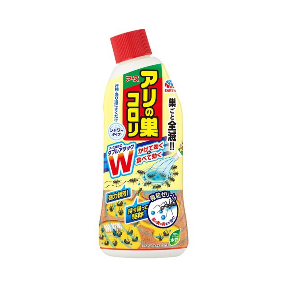 アース　アリの巣コロリ　シャワータイプ　５００ｍｌ, アリ用, 500ml