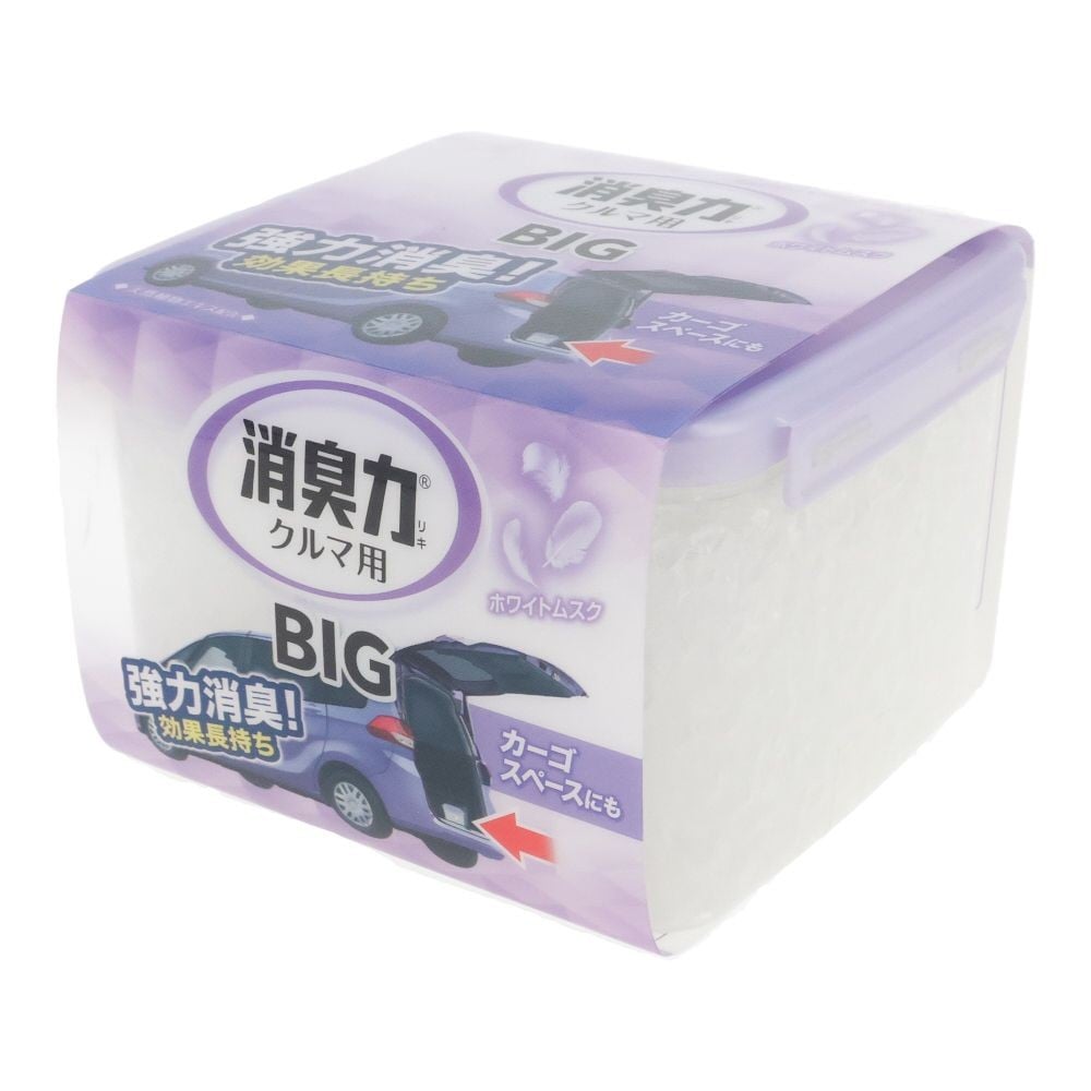 クルマの消臭力　ＢＩＧ　900ｇ　ＷＭ, ホワイトムスク, 900g