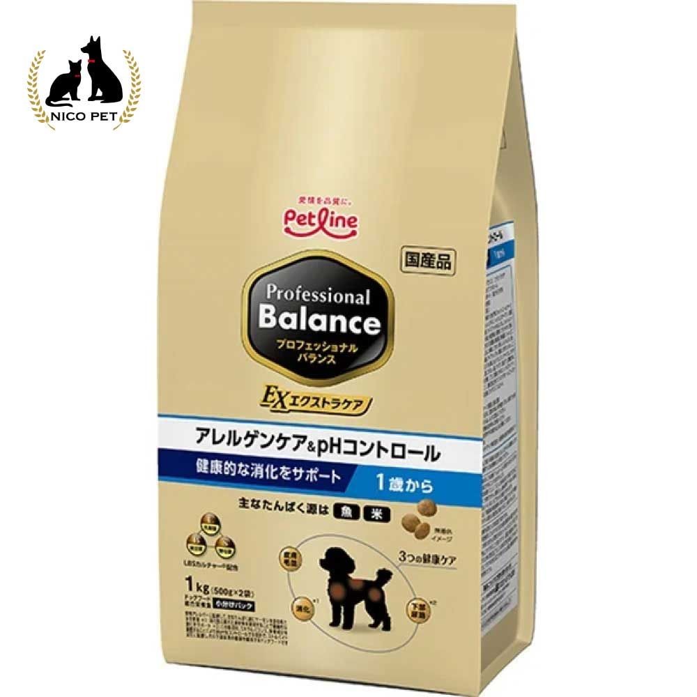 プロフェッショナルバランス エクストラケア アレルゲンケア＆pHコントロール 健康的な消化をサポート 1歳から 1kg, 1歳から, 1.0kg