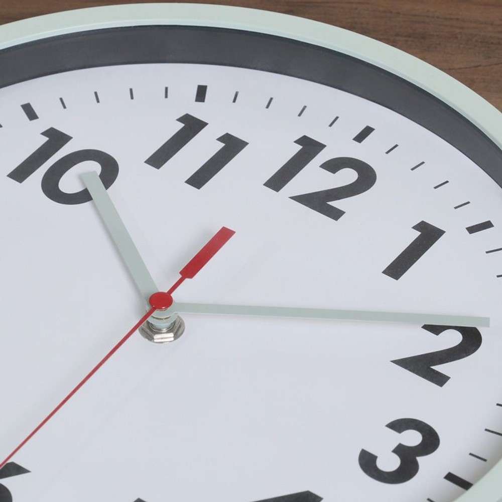 掛時計　ミーナ, ホワイト, 25cm