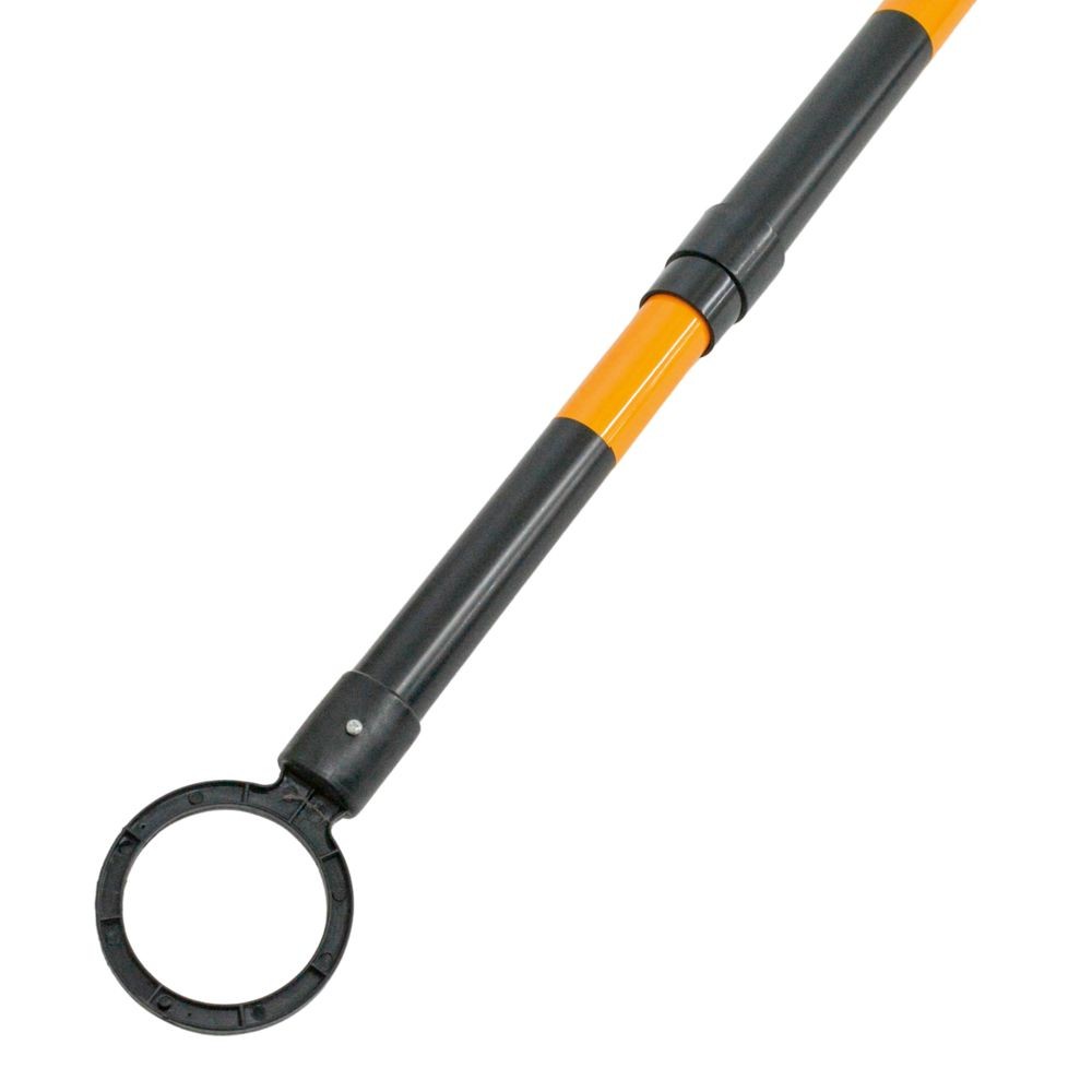 伸縮コーンバー　黄黒　約１．２ｍ〜２ｍ, 黄黒, 1.2〜2m