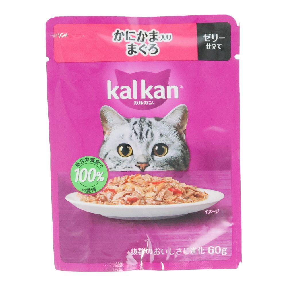 カルカンパウチ　かにかま入りまぐろ, かにかま入りまぐろ, 60g