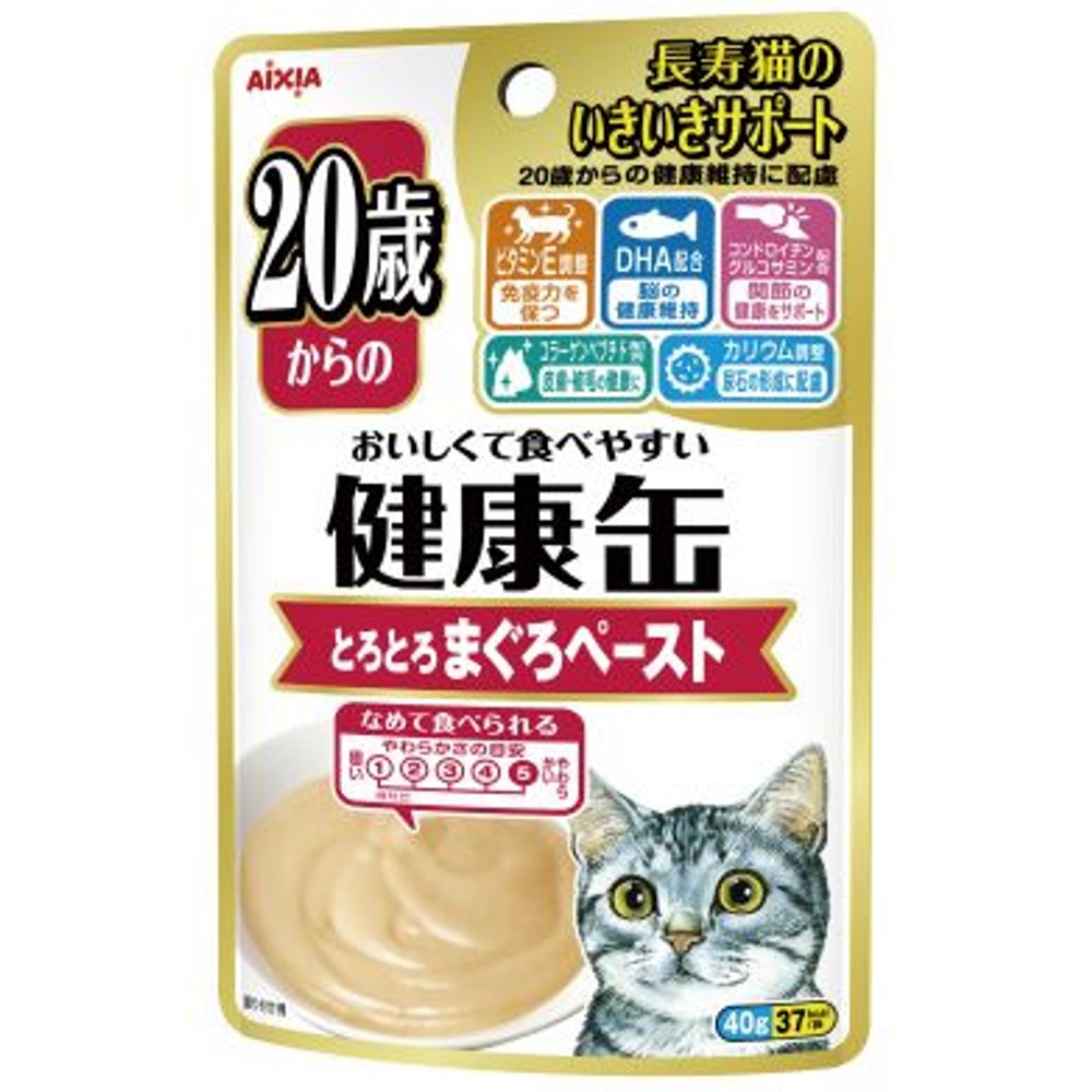健康缶パウチ２０歳からのとろとろまぐろペースト４０ｇ, -, 40g