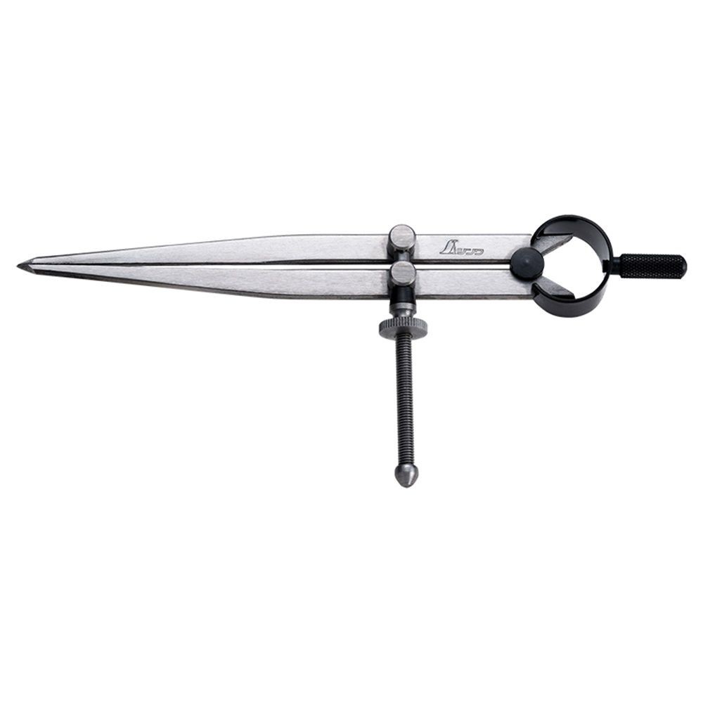 鋼製コンパス スプリング付 A15cm, 銅製, 15cm