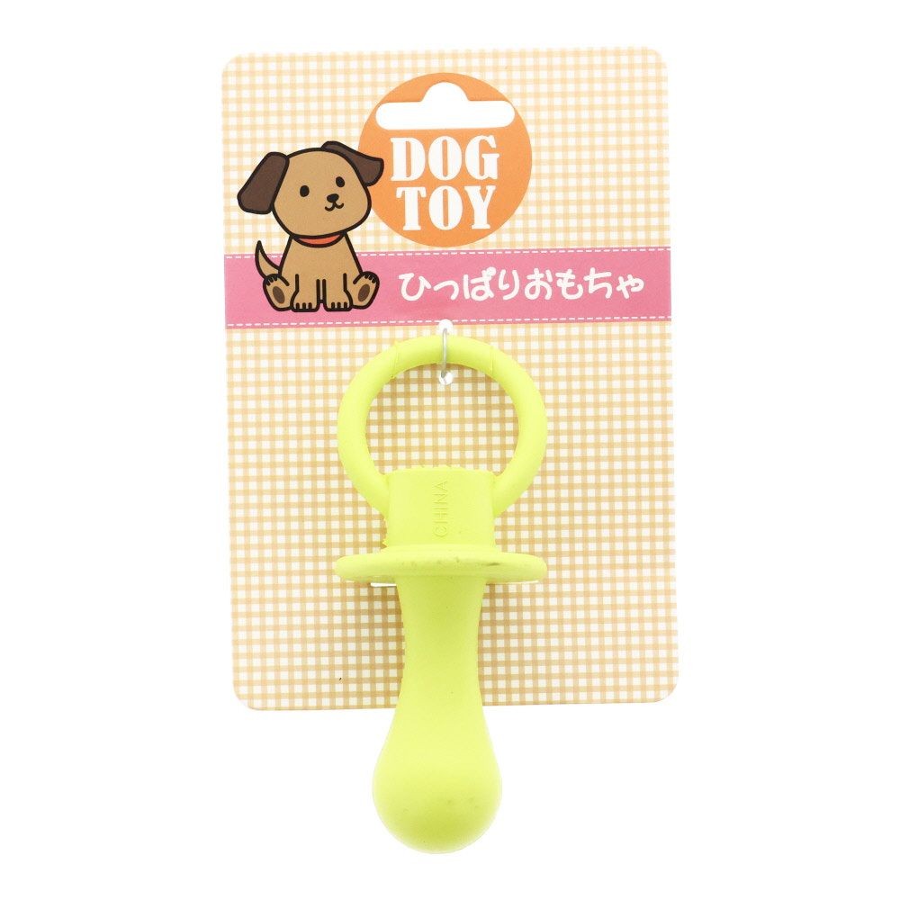 ひっぱりおもちゃ　ミニ, イエロー, 約40g