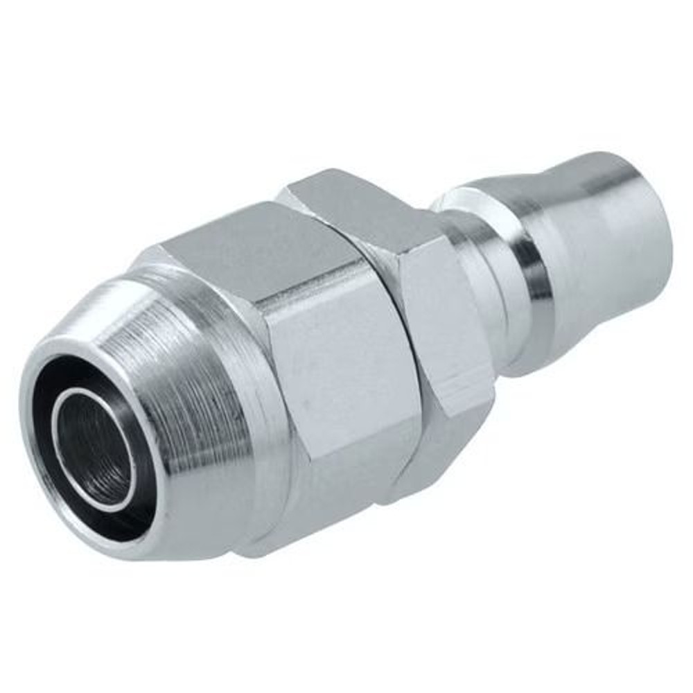 日東工器 ナットカプラ プラグ 80PN, シルバー, 80PN