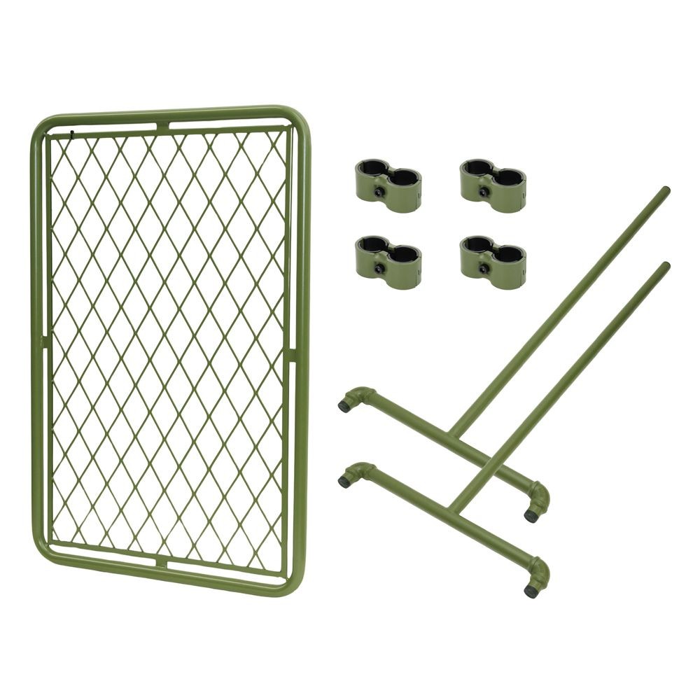 カスタム・フェンスセット　６０&times;９０&times;２５．４&Phi;, シルバー, 60&times;90cm