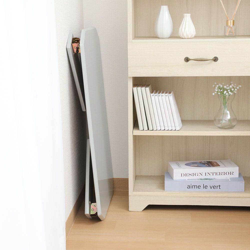 不二貿易 ＵＶローテーブル　ルーチェ　７５ライトグレー（４２８Ｃ）【メーカー直送・代引不可】, ライトグレー, 幅750mm&times;奥行500mm&times;高さ320mm