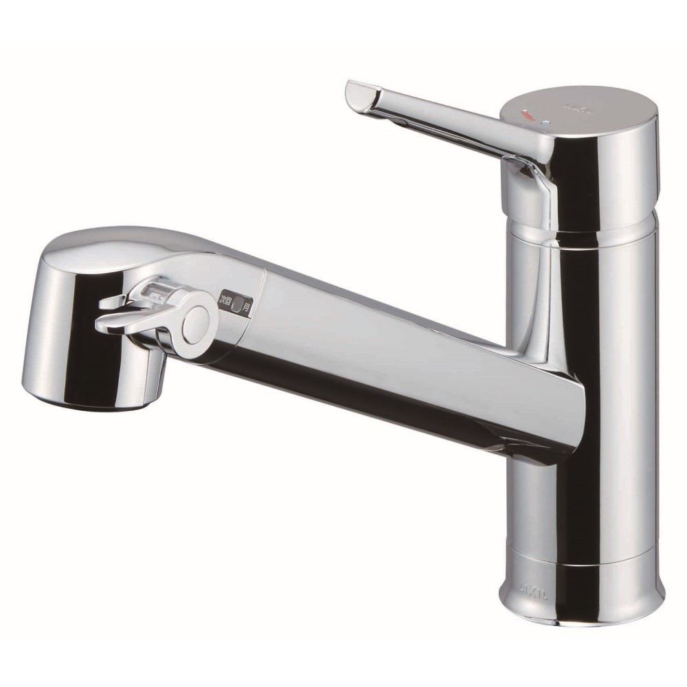 LIXIL　キッチン用　浄水器内蔵シングルレバー混合水栓　RJF-871Y, シルバー, 一般地用