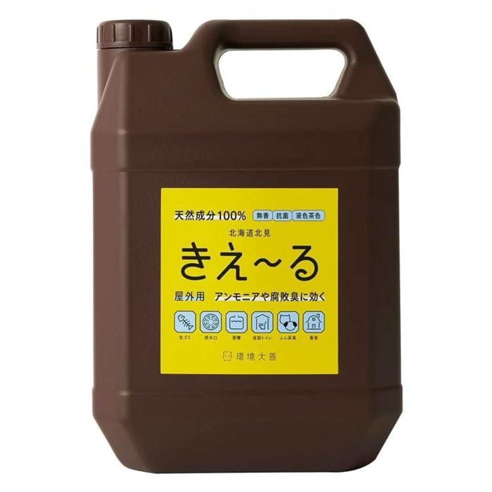 きえ〜る 屋外用 無香料 4L, 屋外用, 4.0L