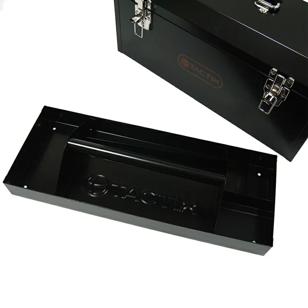 スチールツールケース　ブラック　　321100, ブラック, 幅510&times;奥行205&times;高さ230