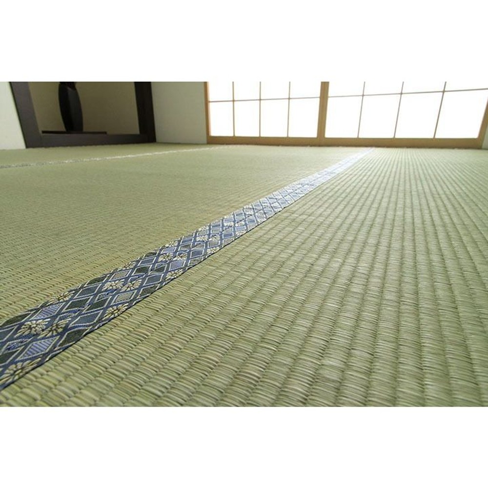 純国産 い草 上敷き 上質ない草で作った カーペット 双目織 江戸間 【メーカー直送・代引不可】, い草, 江戸間1畳 88&times;176cm