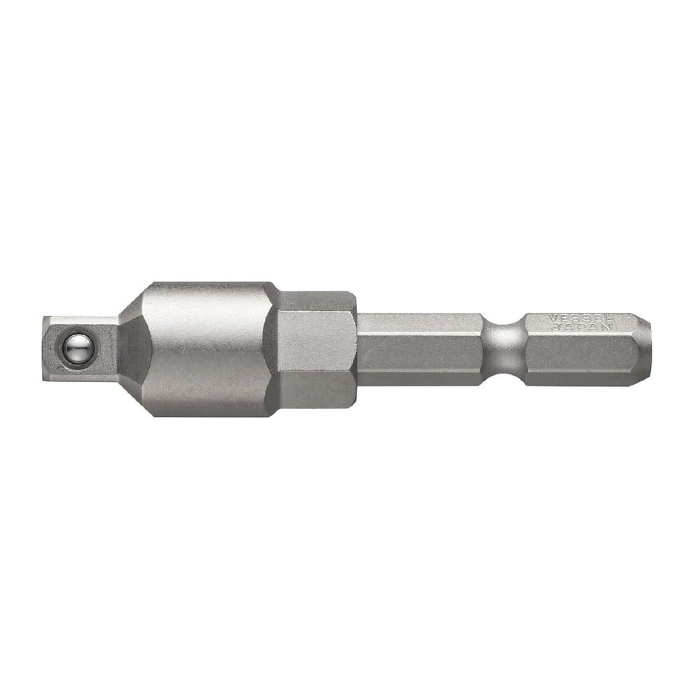 ベッセル ソケットアダプター スパナ掛 ソケット差込角6．35ｍｍ, シルバー, 6．35ｍｍ