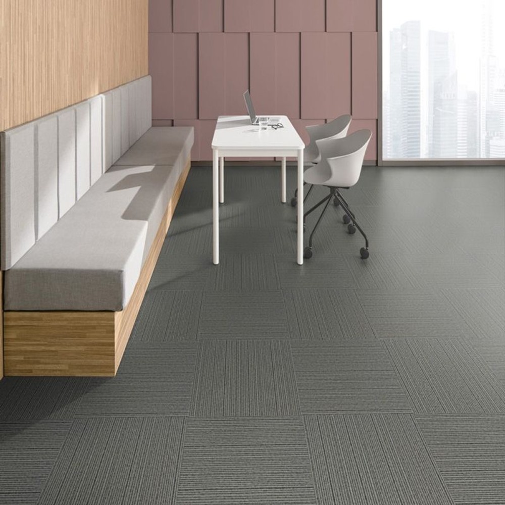 タイルカーペットＴＧ5000ーＨＣ501　グレー &times;16枚セット, グレー, 約40&times;40cm