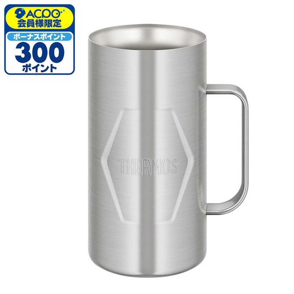 サーモス　真空断熱ジョッキ ＪＤＫー１００１ Ｓ２, ステンレス2, 1000ml