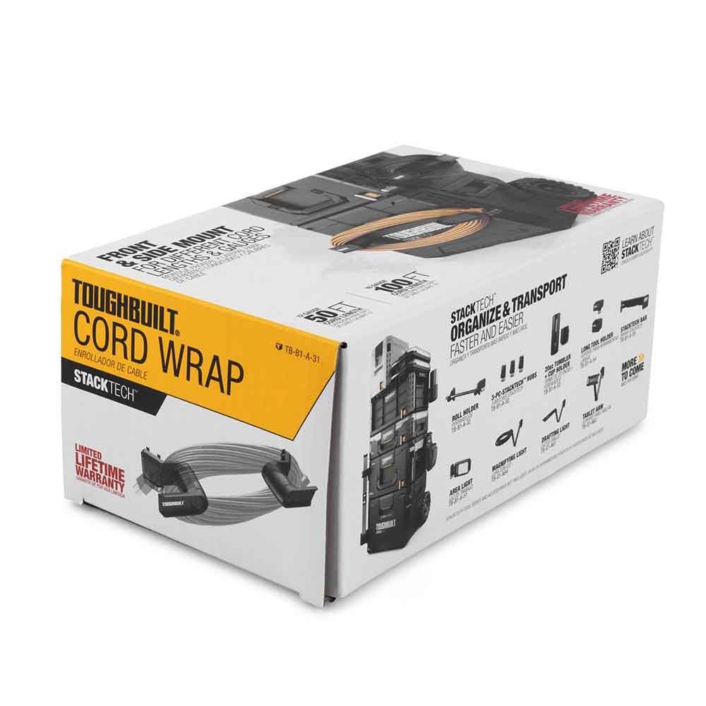 TOUGHBUILT（タフビルト）STACK TECH(スタックテック) 　コードラップ, ブラック, TB-B1-A-31