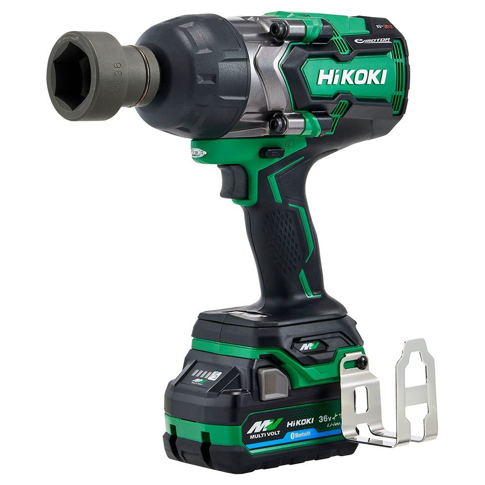ハイコーキ　HIKOKI ３６Ｖインパクトレンチ（蓄電池２個、充電器付き） WR36DF (2XPSZ), グリーン, WR36DF (2XPSZ)