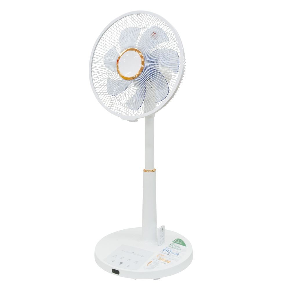 WIZ'A ウィザ　ＤＣフルリモコンリビング扇, 白, 1個入り