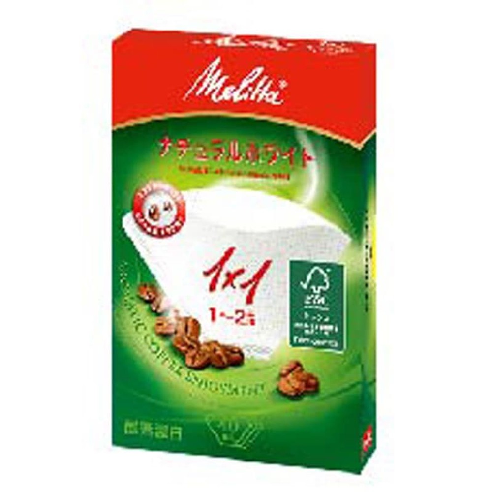 メリタ　ナチュラルホワイトフィルター1×1, その他カラー１, その他サイズ１