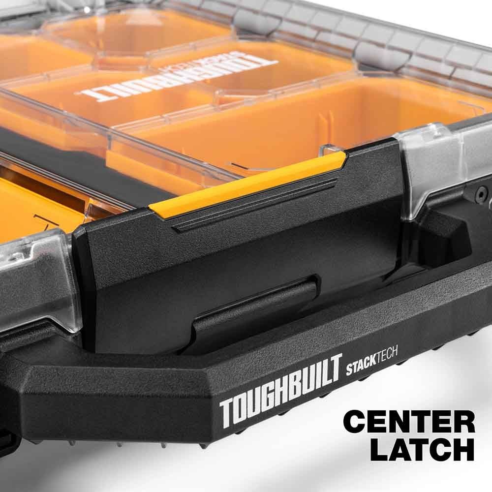 【数量限定】TOUGHBUILT（タフビルト）STACK TECH(スタックテック)　ロープロファイル オーガナイザー, ブラック, TB-B1-O-10