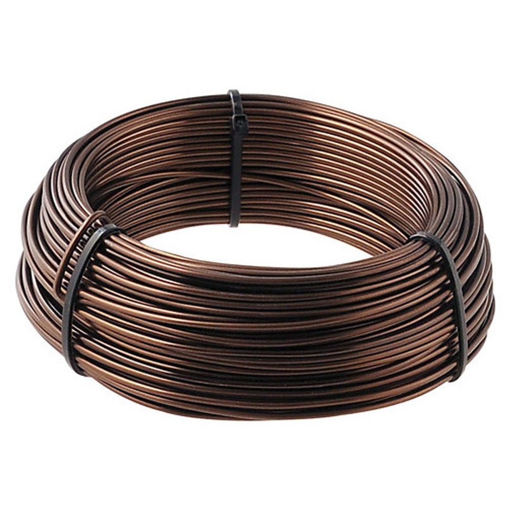 自然作　アルミ線　150ｇ（28ｍ）　1．5ｍｍ, 白, 1.5mm