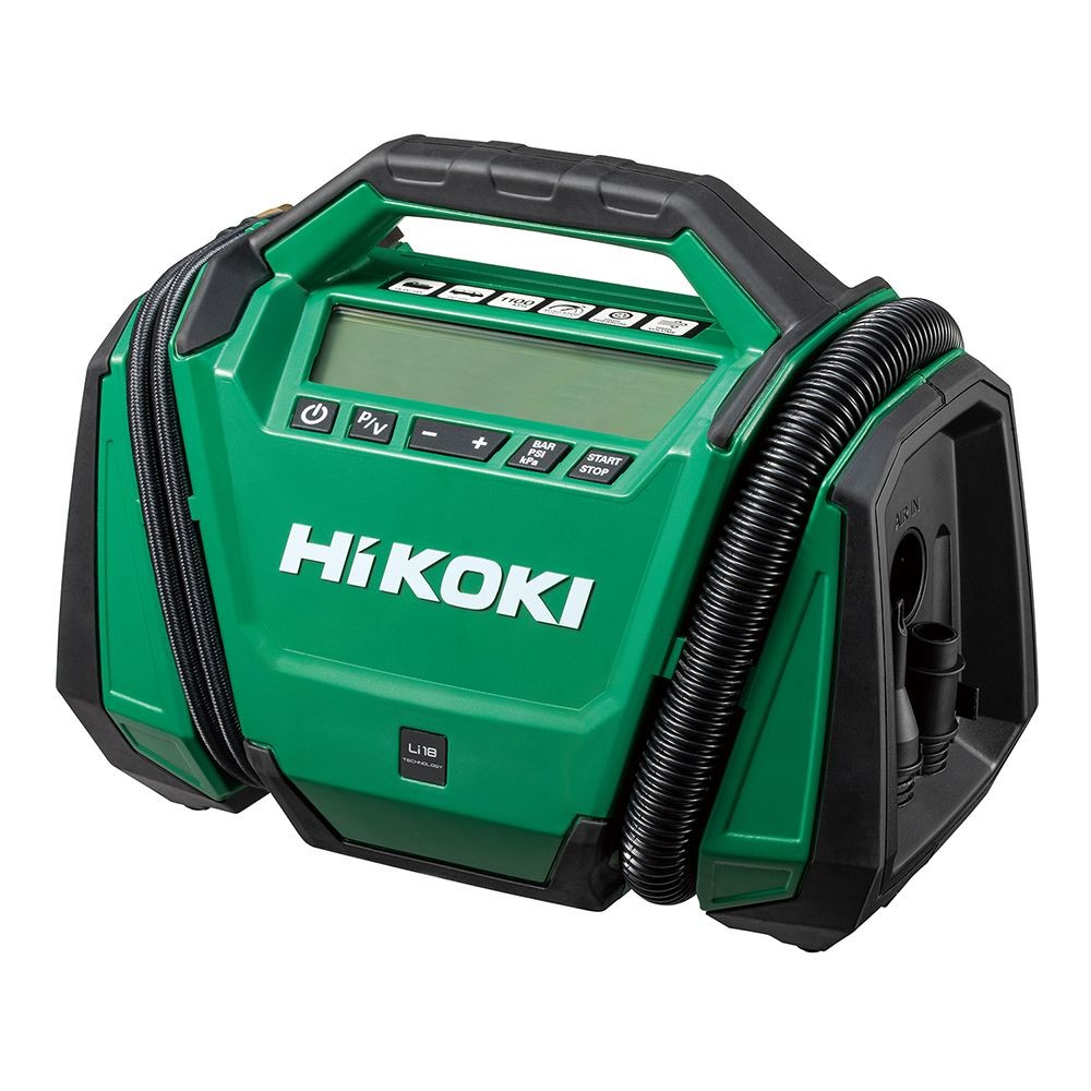 ハイコーキ　HIKOKI １８Ｖ空気入れ（本体のみ） UP18DA (NN), グリーン, UP18DA (NN)