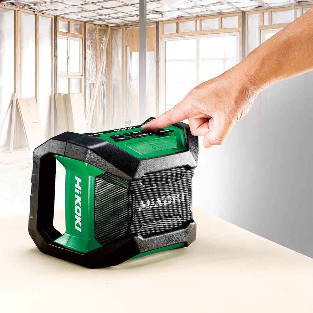 ハイコーキ　HiKOKI 18Ｖラジオ UR18DA A4, グリーン, UR18DA A4