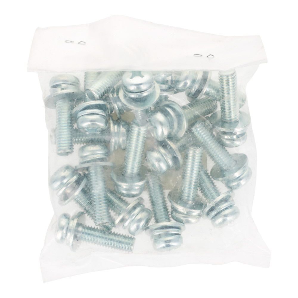 ユニクロ　座金組込ねじ　Ｐー３　Ｍ８&times;３０　２０個入り, ねじ, M8&times;30