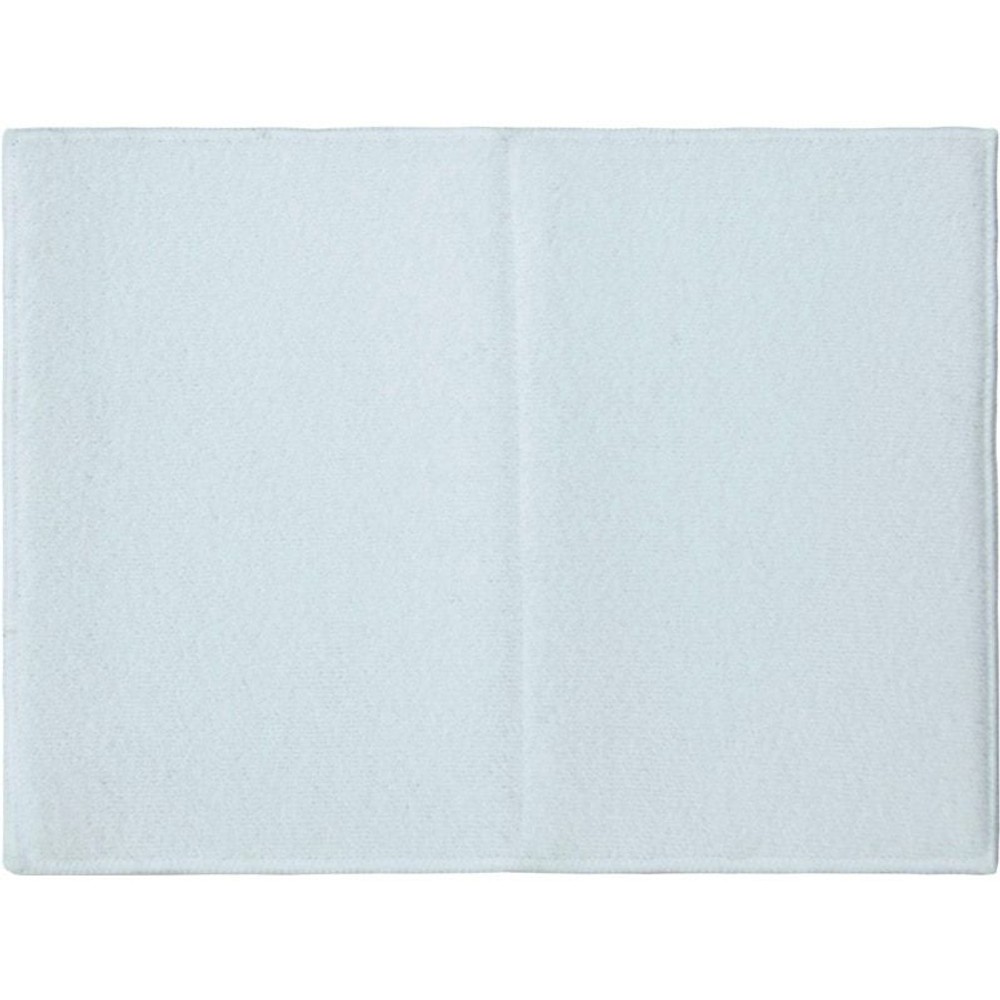 たたんで吊れる吸水水切りマット　ブルー