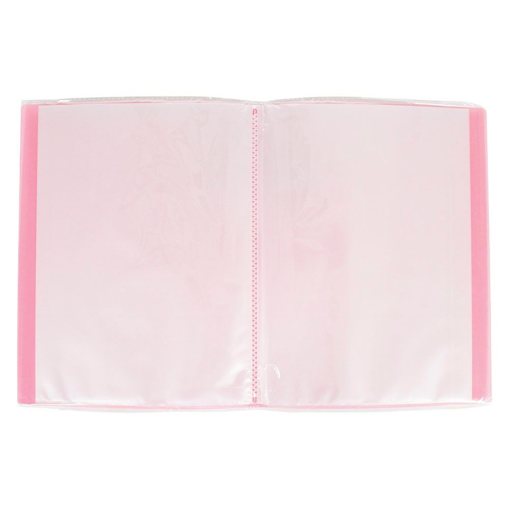 ウイザ WIZ'A透明クリアブックＡ4, ブルー, A4 20ポケット