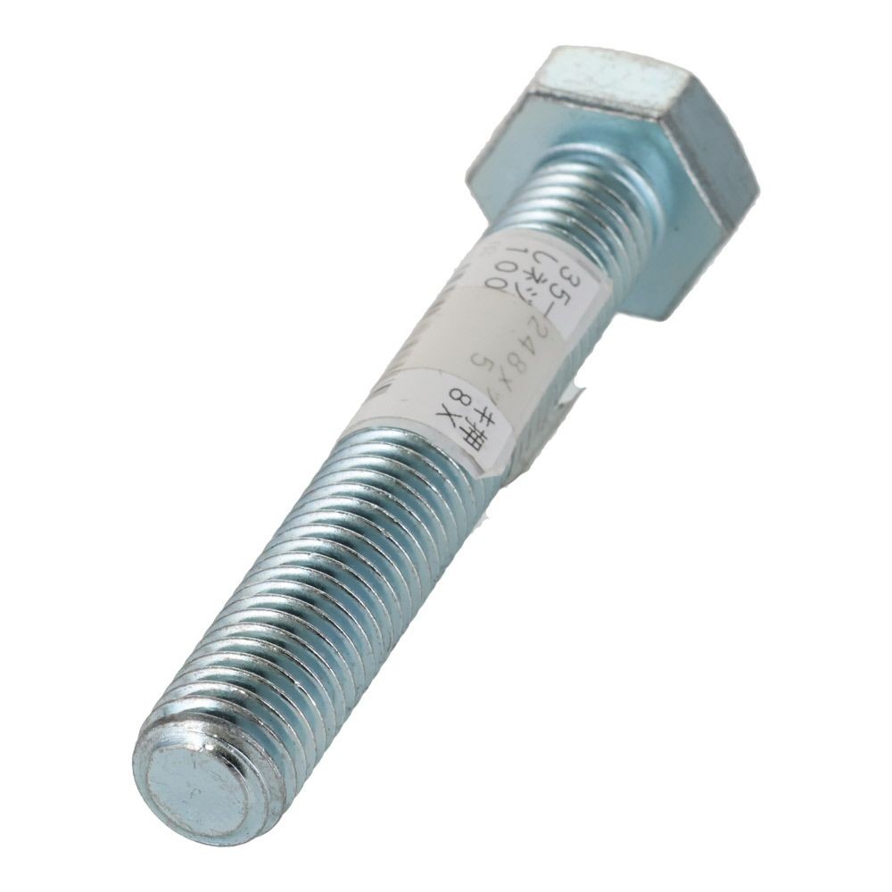 六角ボルト　メッキ　押ねじ　Ｗ５／８&times;１００, 押ねじ, W5／8&times;100