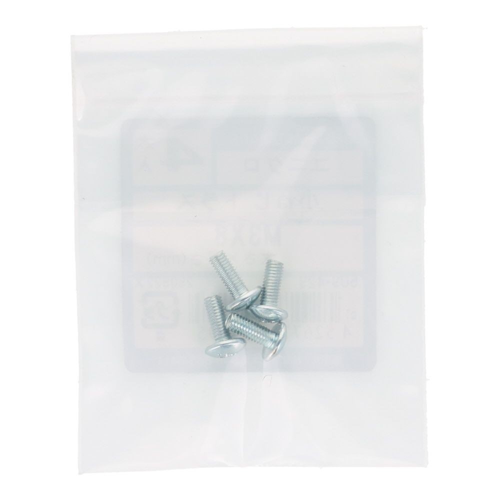 ユニクロ　小ねじ　トラス　Ｍ３&times;８　４本入, 小ねじ, 4本入り