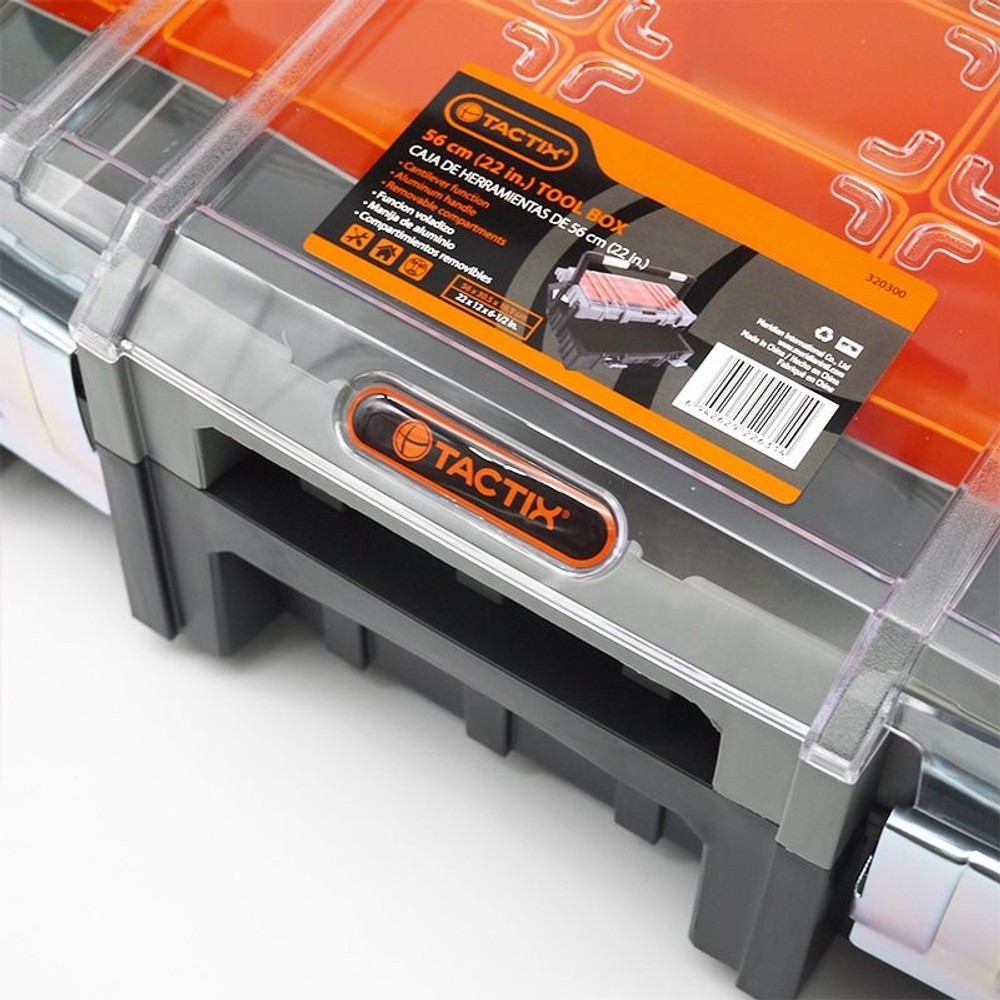 TACTIX パーツキャリーケース　320300, 黒, 320300