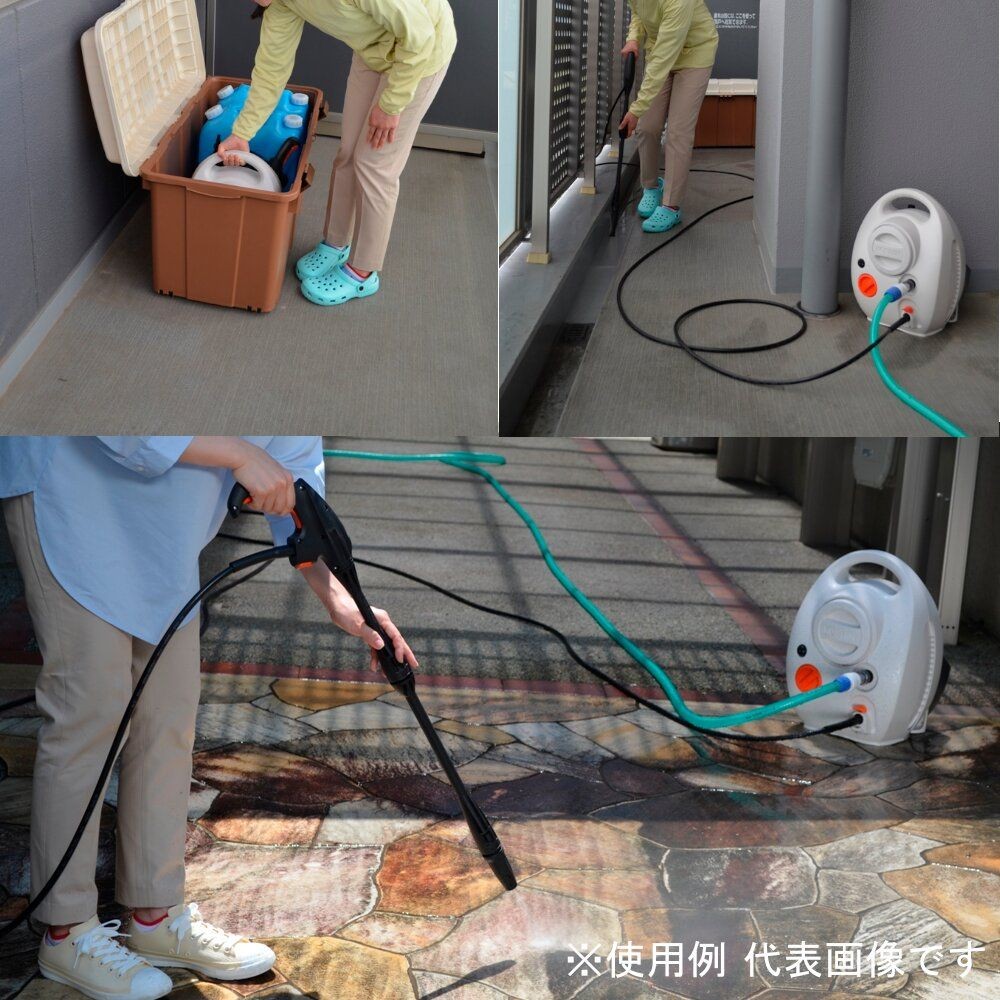 工進 充電式 高圧洗浄機 お手軽タイプ 36V 2.5Ah スマートコーシン SJC-3625, ホワイト, SJC-3625