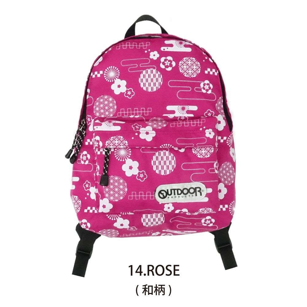 キッズチアフルデイパック　ROSE, ローズ和柄, -