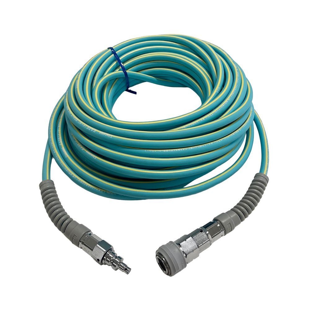 十川産業（Togawa Industry Corporation） ＥＡＺＥ　高圧エアホース　２０ｍ EAZ-5020, ブルー, 20m