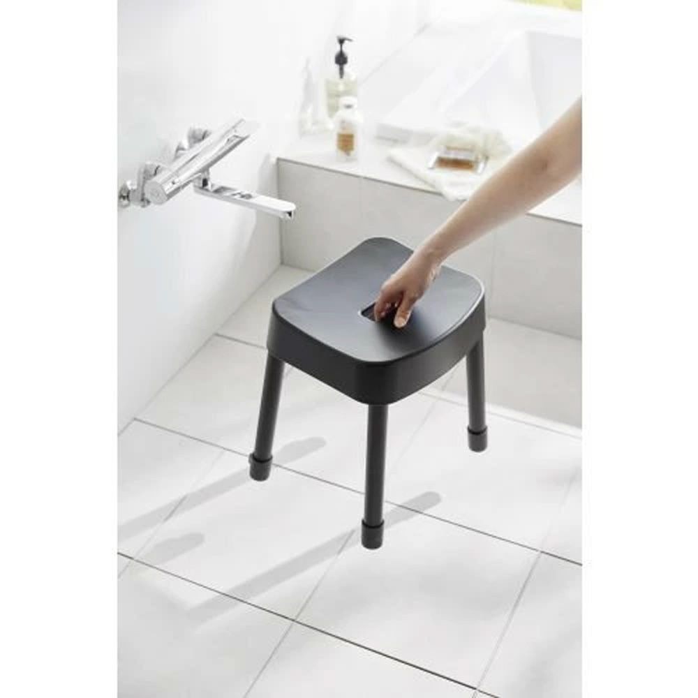 山崎実業 MIST ミスト マグネット&風呂イス SH35, ホワイト, 幅335mm&times;奥行280mm&times;高さ350mm