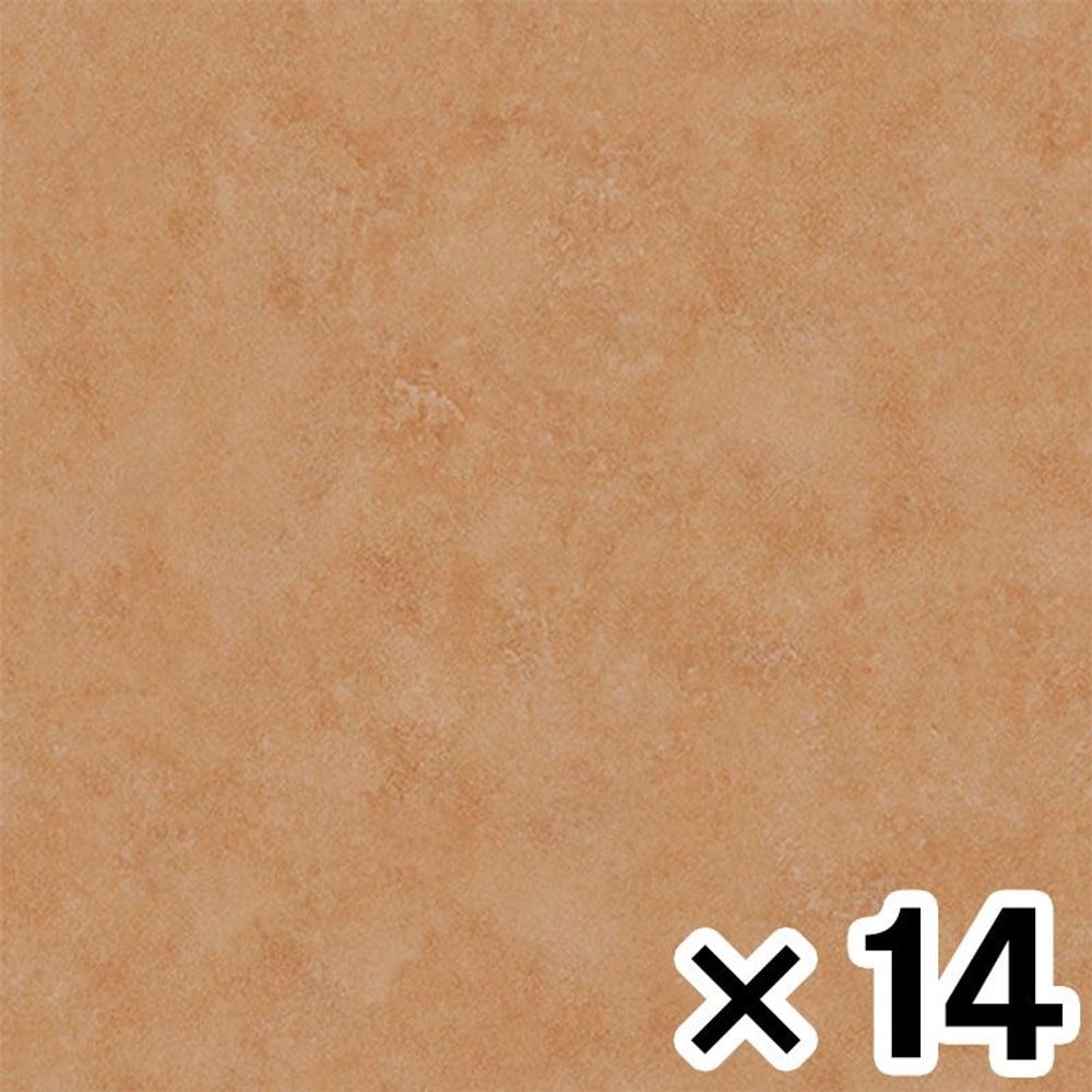 東リ ロイヤルストーン ＰＳＴ４１２５&times;14枚セット, イタリアンテラコッタ, 幅450mm&times;奥行450mm&times;高さ3mm