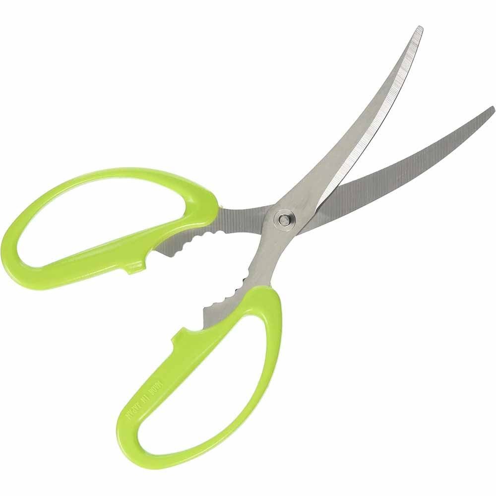 下村工業 フルベジ カーブ刃はさみ FV-402, グリーン, FV-402