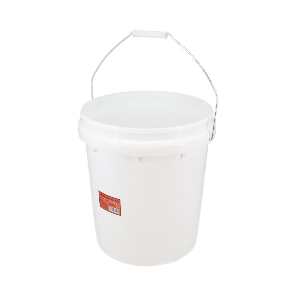 しっかりフタができるポリ容器　１５Ｌ, 白, 15L