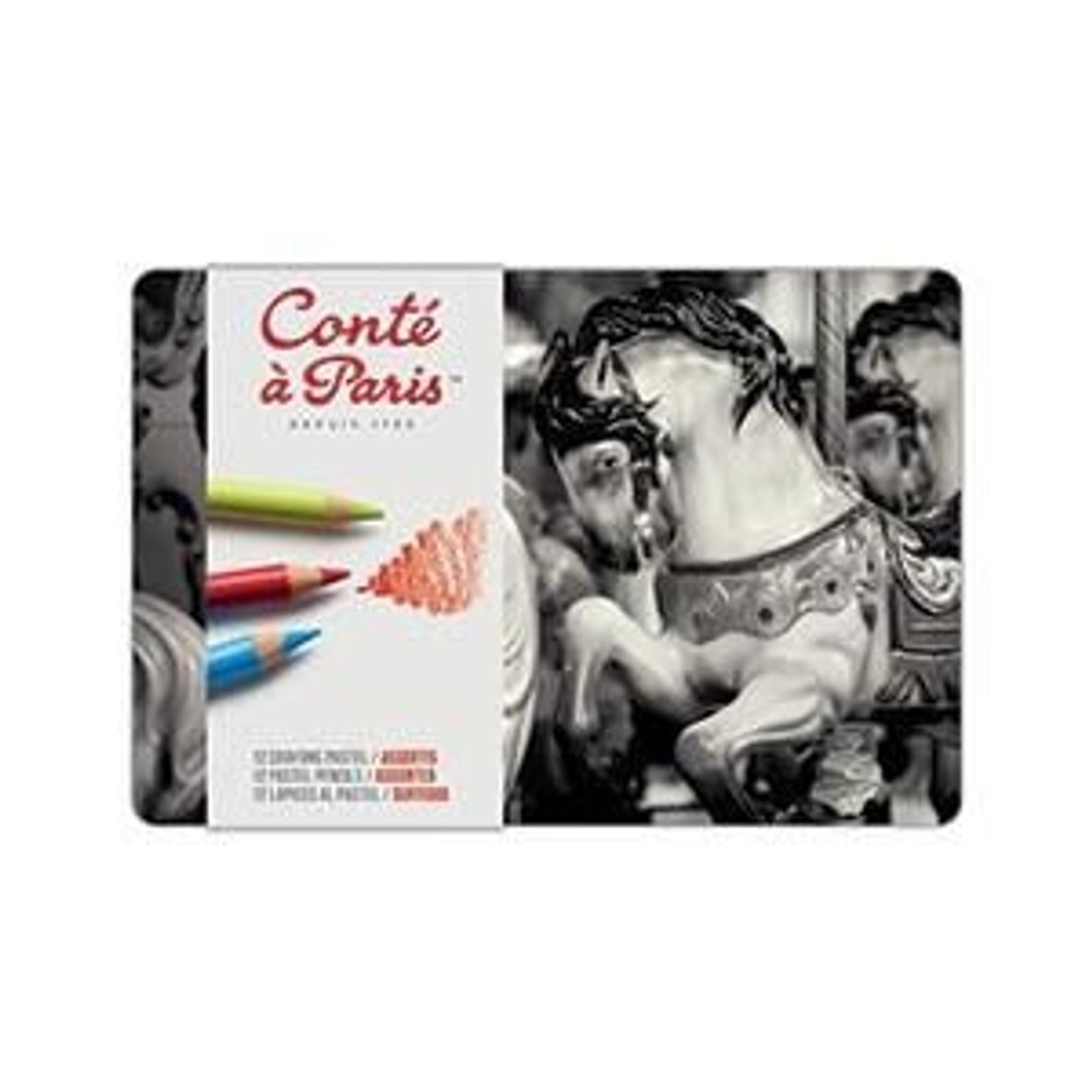 コンテ・ア・パリ パステルペンシル アソート 12色セット　22409015, アソート12色, 12色セット