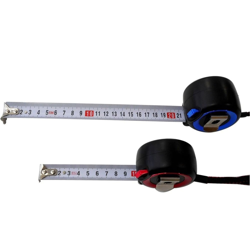 グレートツール コンパクトメジャー オートストップ 25mm幅&times;5.5m, ブラック, 25mm巾&times;長さ5.5m