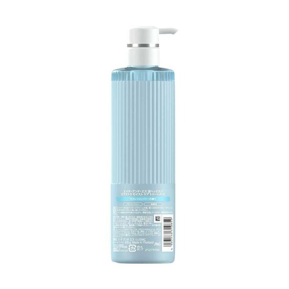 P&G 深ヘッドスパ h&s モイストケア トリートメント 本体 435g, トリートメント, 435g