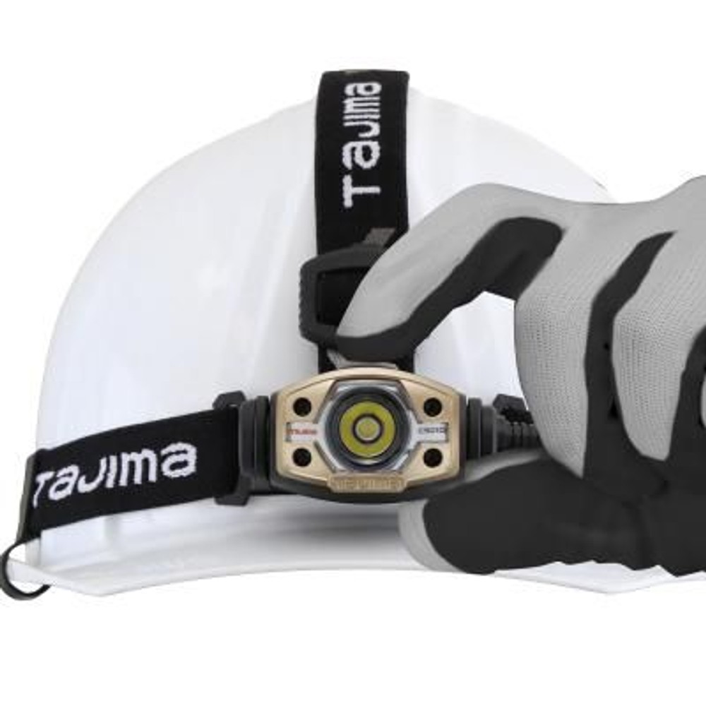 TAJIMA（タジマ） 　ヘッドライト CD 500lm 大径照射 3718セット　LE-C501D-SP, ブラック, 500lm